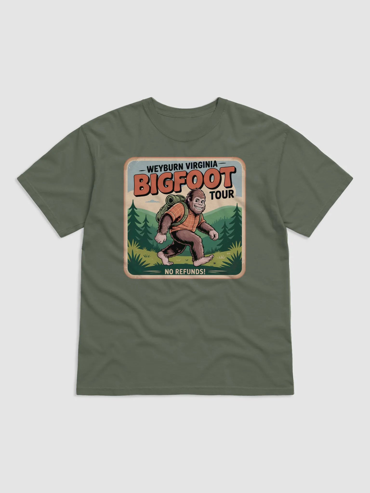 Weyburn Virginia Bigfoot Tour Tee product image (1)