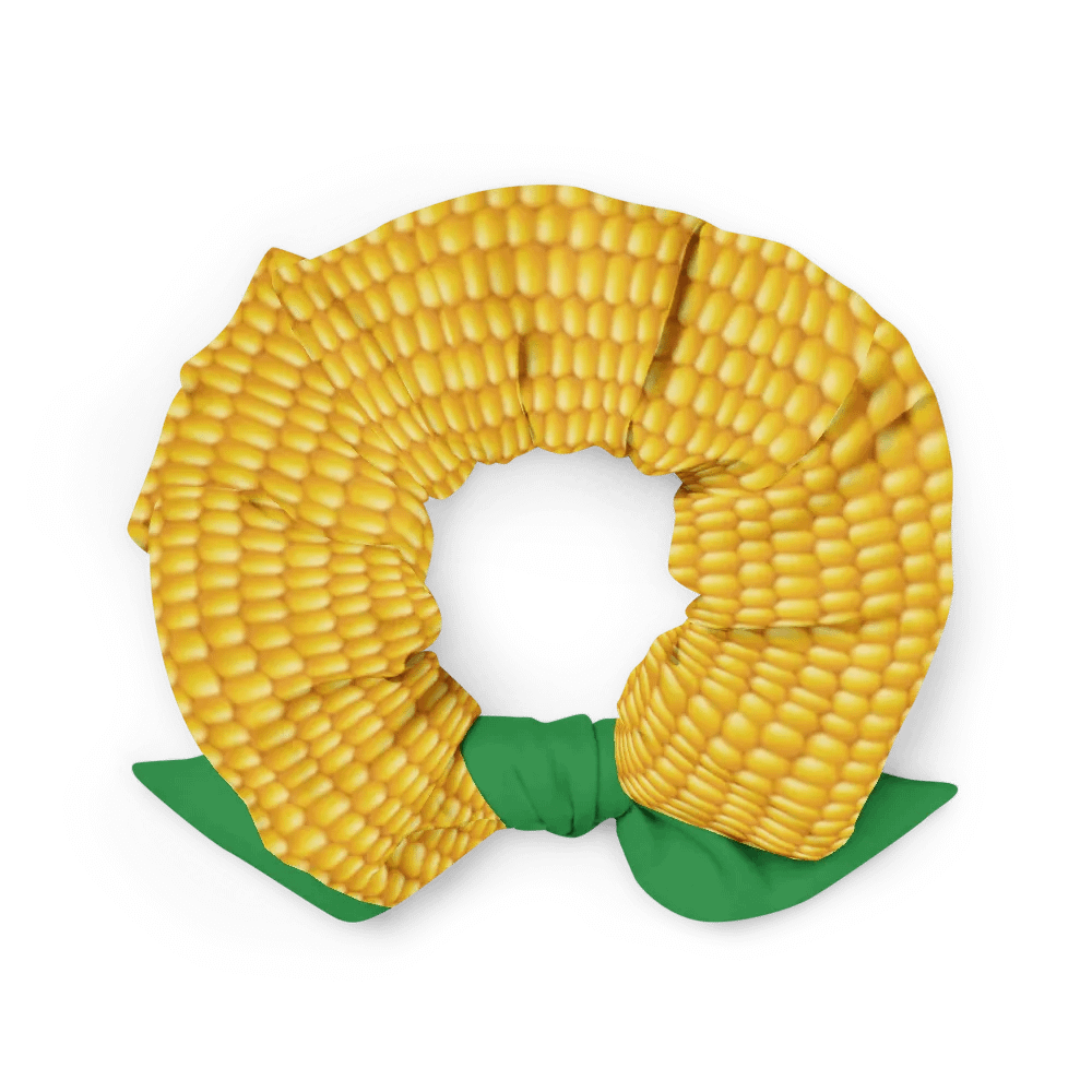 CORN 🌽 Eco-Friendly All-Over Print Scrunchie product image (2)