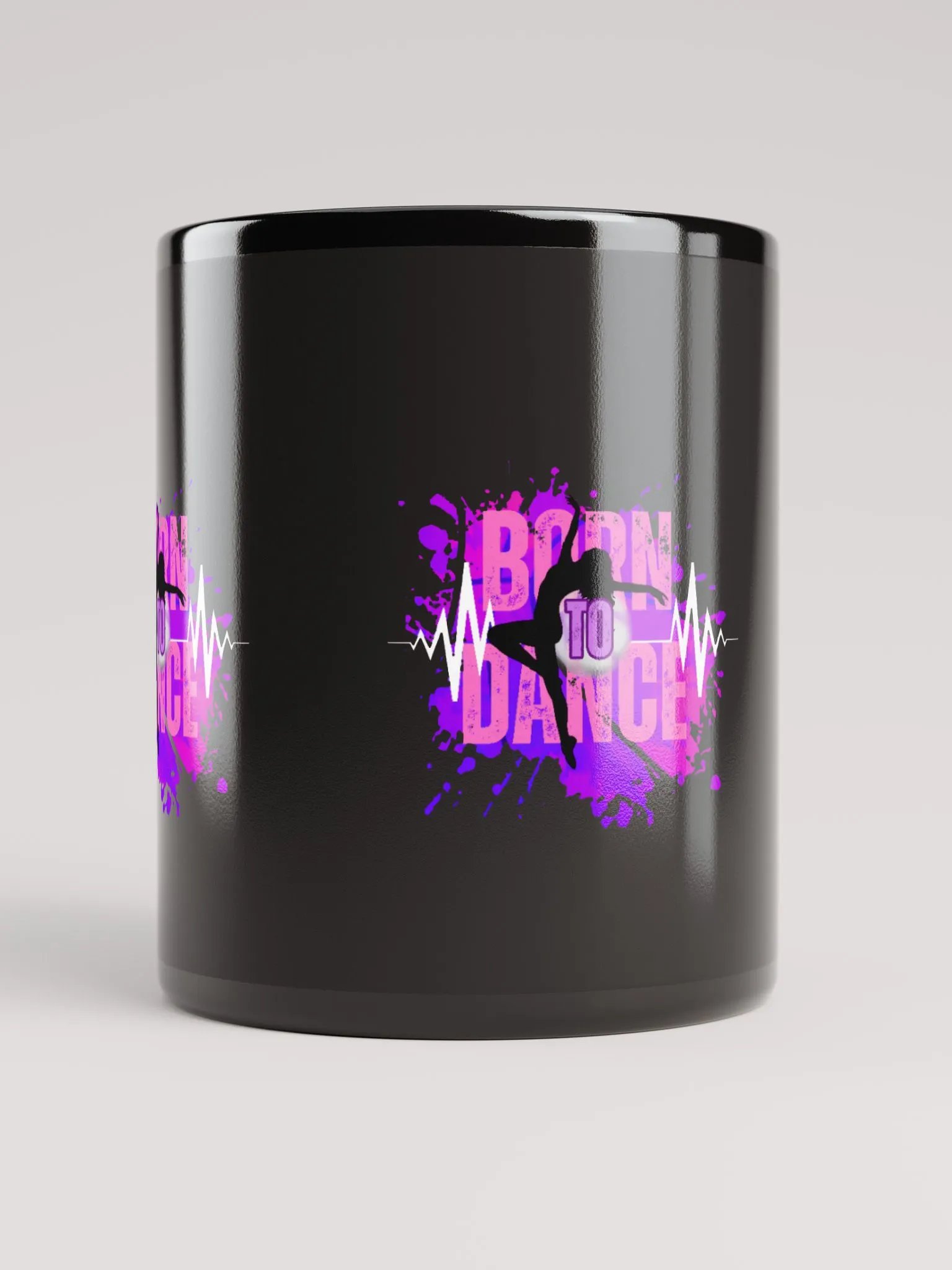 Black - Born to Dance Her Silhouette Delight Mug product image (5)