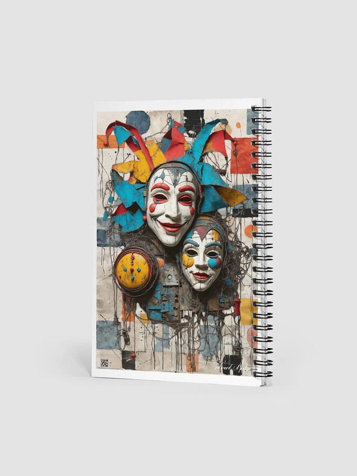 Masked Splendor Spiral Notebook product image (2)