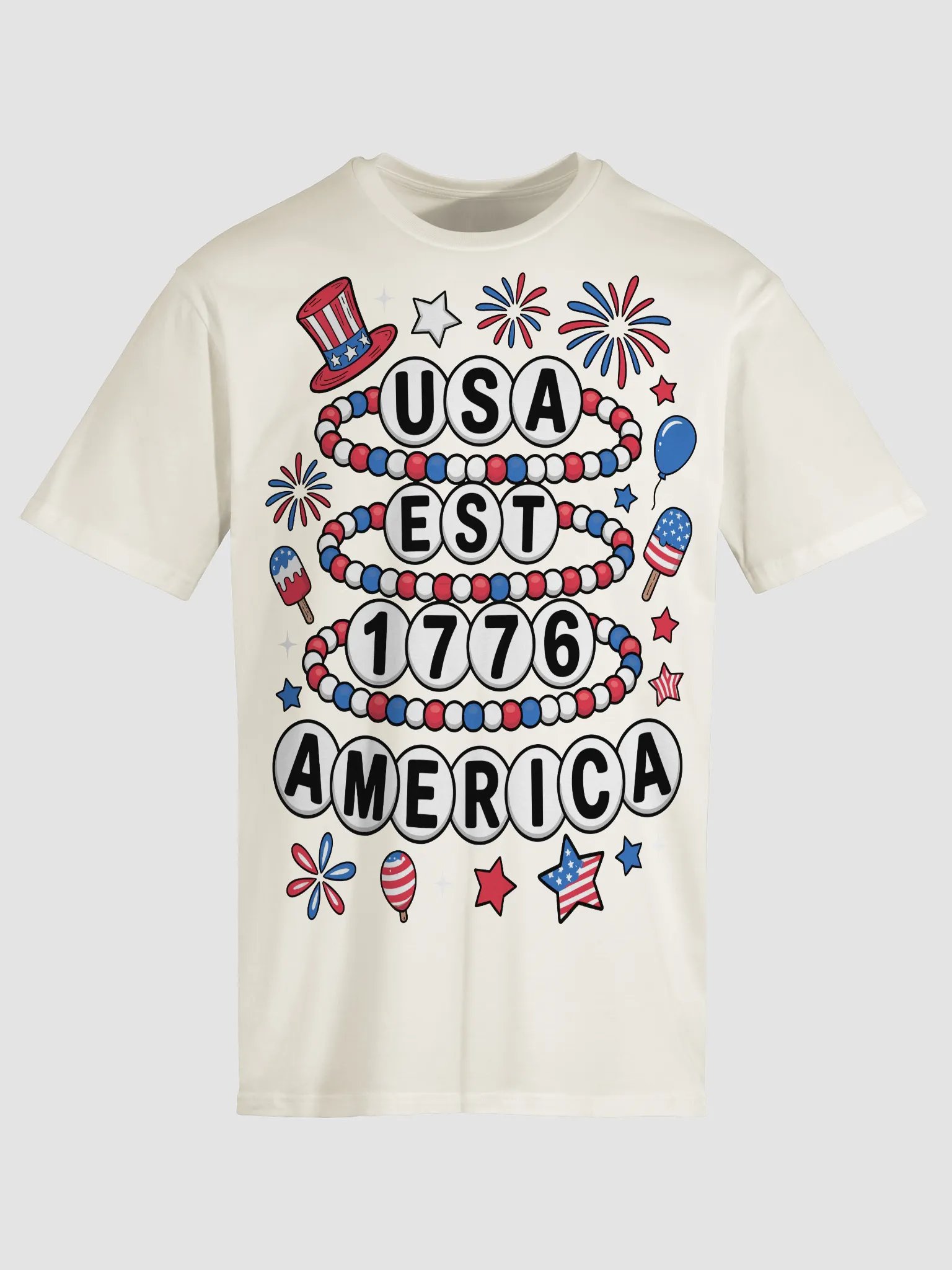 Patriotic Celebration Unisex Tee product image (3)