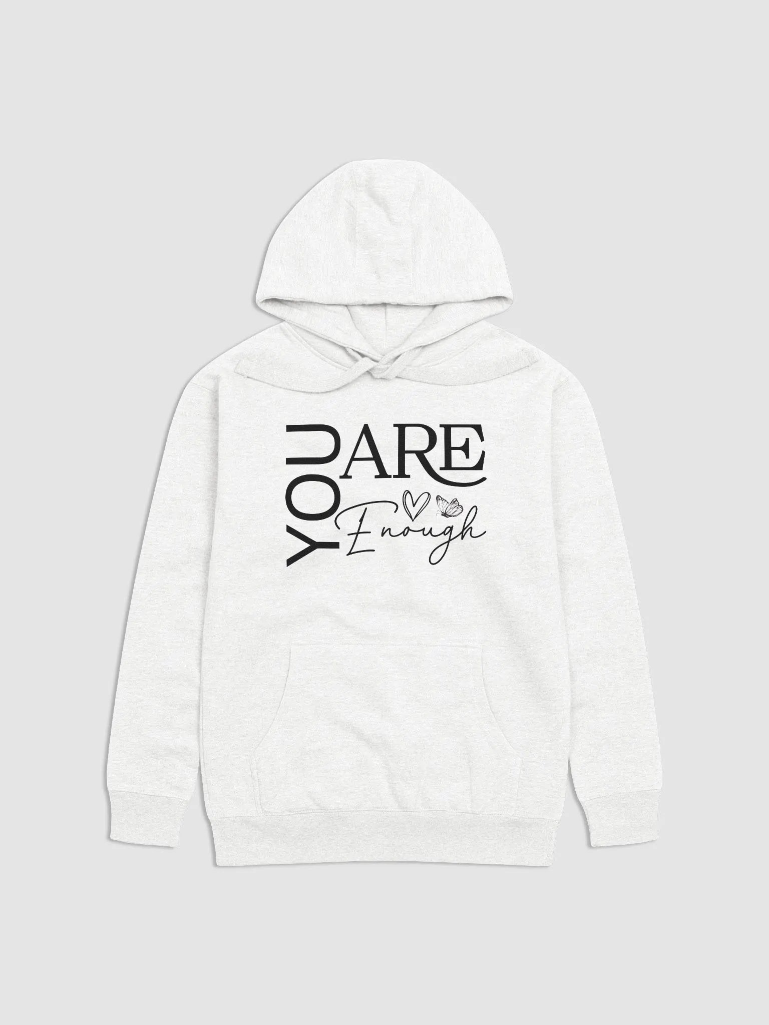 You Are Enough - Empowering Motivational Quote Unisex Premium Hoodie product image (1)