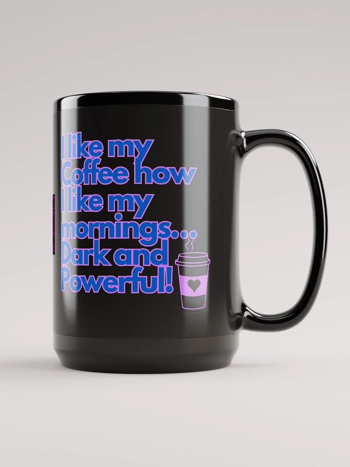 Cellar 8T Coffee - Powerful - Gloss Black Mug product image (1)
