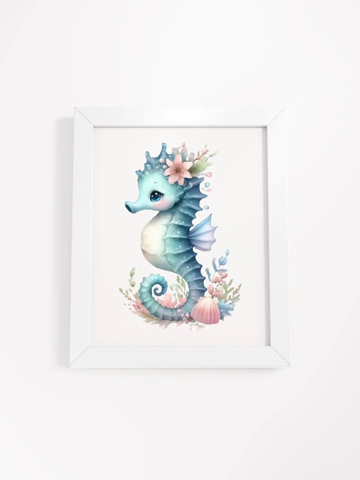 Whimsical Seahorse Fantasy Framed Poster product image (5)