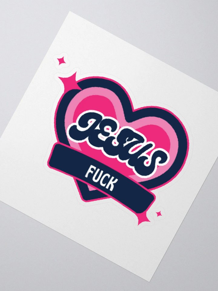 J*sus F*ck Kiss Cut Sticker Set product image (5)