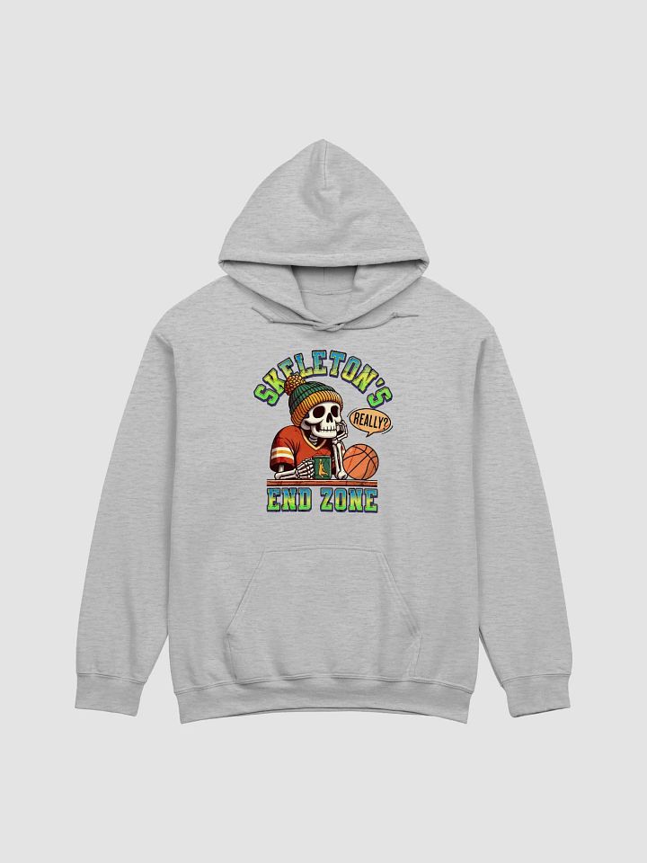 Skeletons End Zone Basketball Chill Out Hoodie product image (21)
