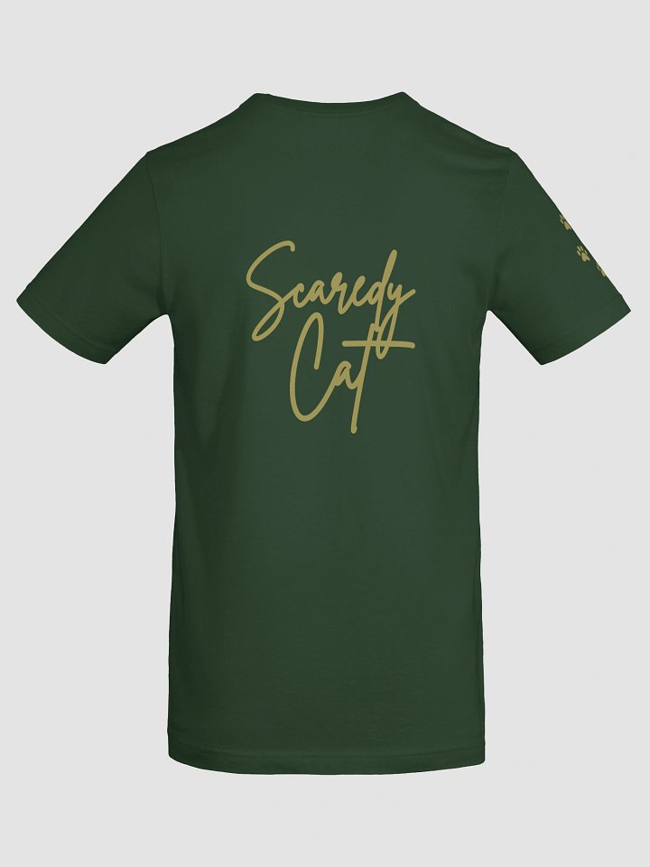 Whimsical 'Scaredy Cat' Handwritten T-Shirt product image (13)