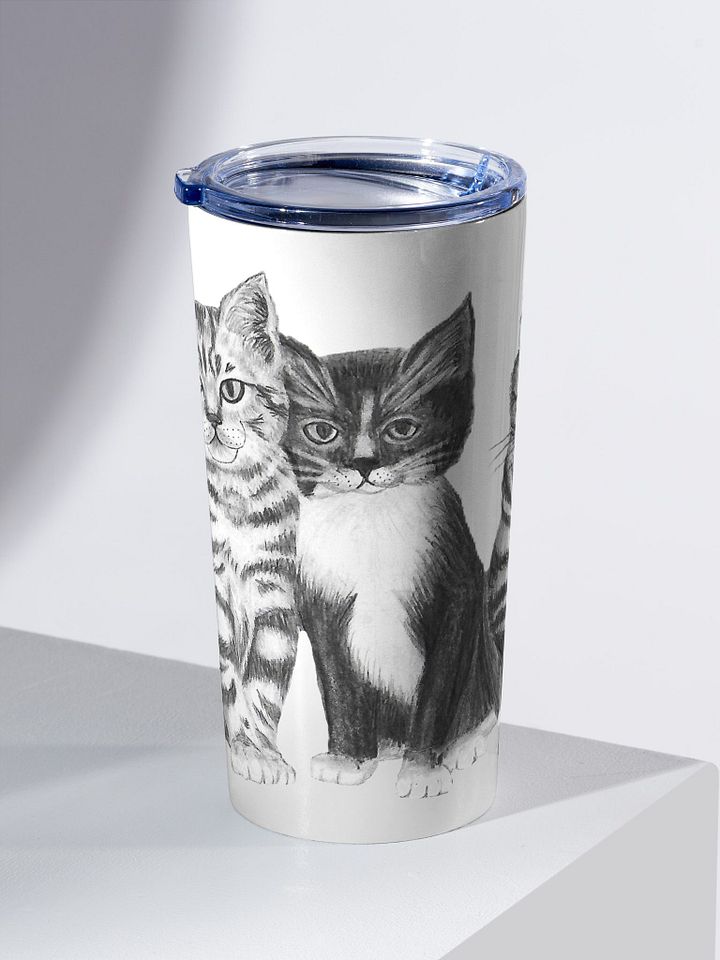 Kittens Drawing Travel Cup product image (2)
