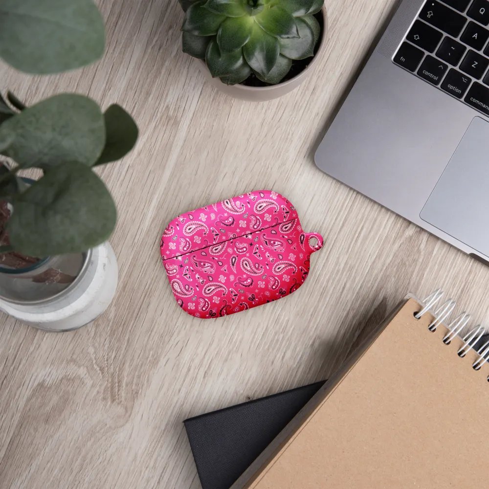 Fuchsia Bandana AirPods Case product image (48)