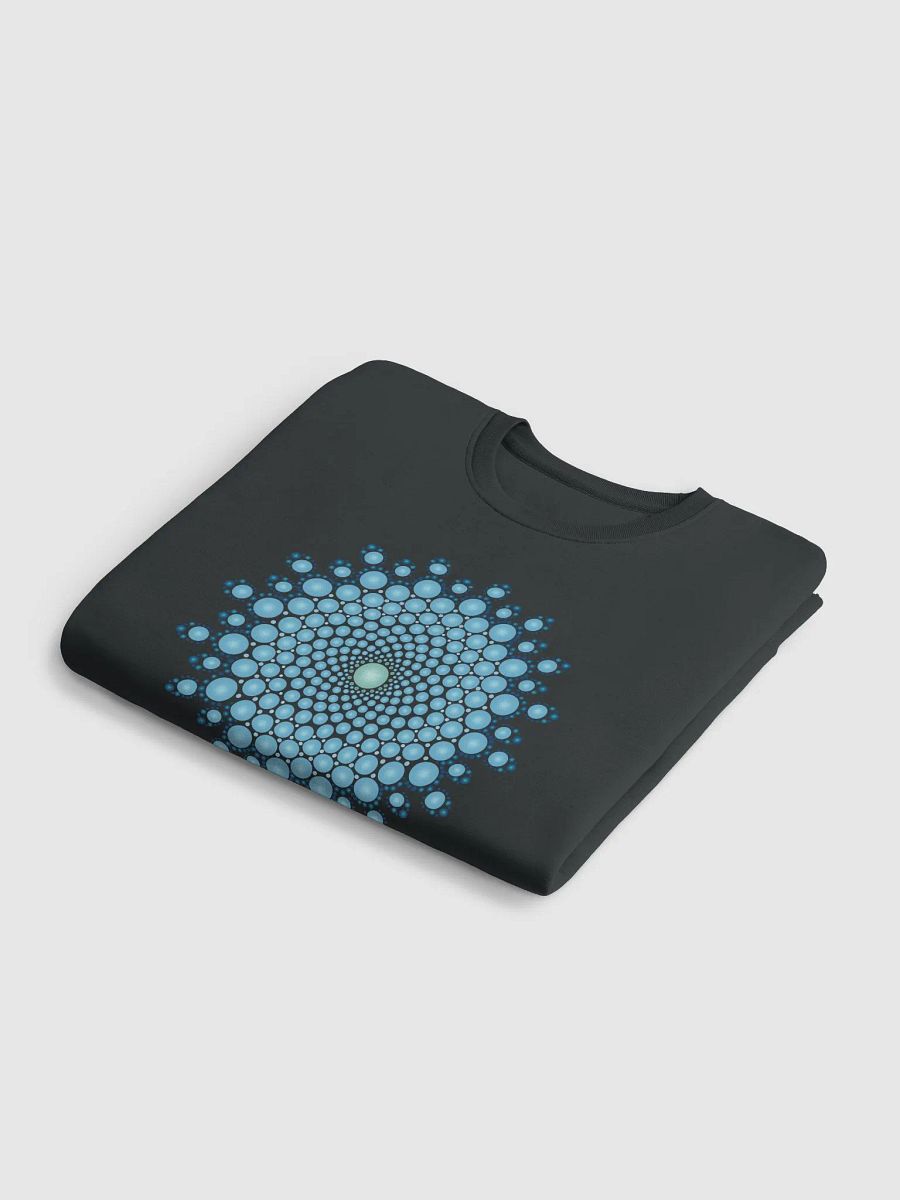 Blue Dot Mandala Unisex Eco Sweatshirt product image (6)