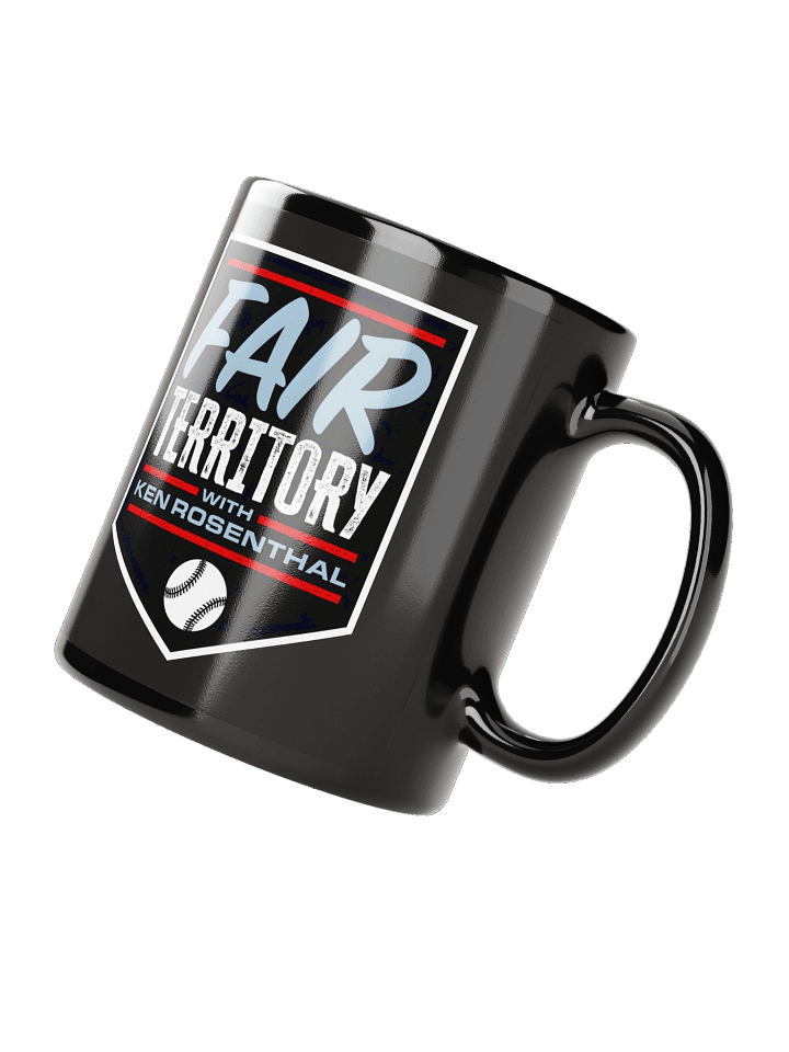 Fair Territory with Ken Rosenthal Glossy Black Mug product image (3)