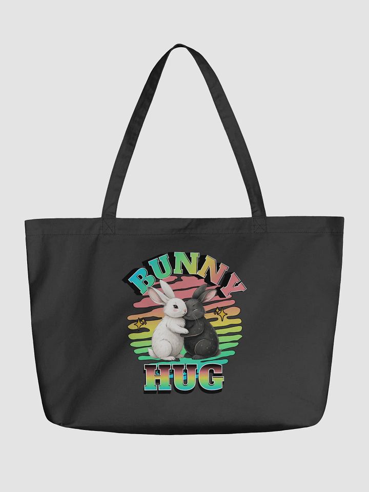 Bunny Hug Rabbit Eco-Friendly Tote Bag product image (2)