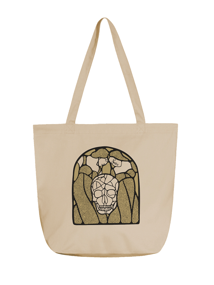 Stained Glass Skull Tote - Oyster product image (1)