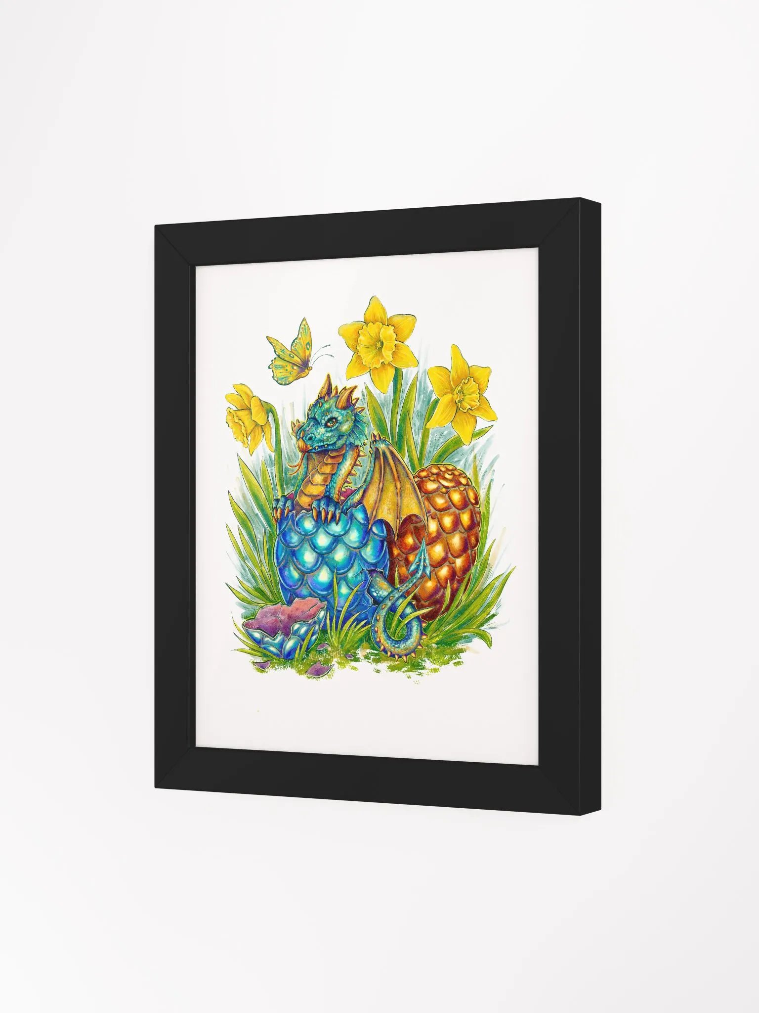 Dragon Hatchling Haven Framed Poster product image (67)