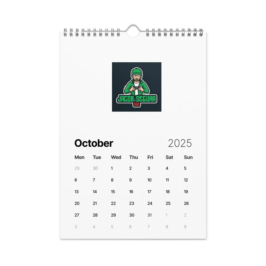 Jacob segura CGZ 2025 Calendar product image (12)