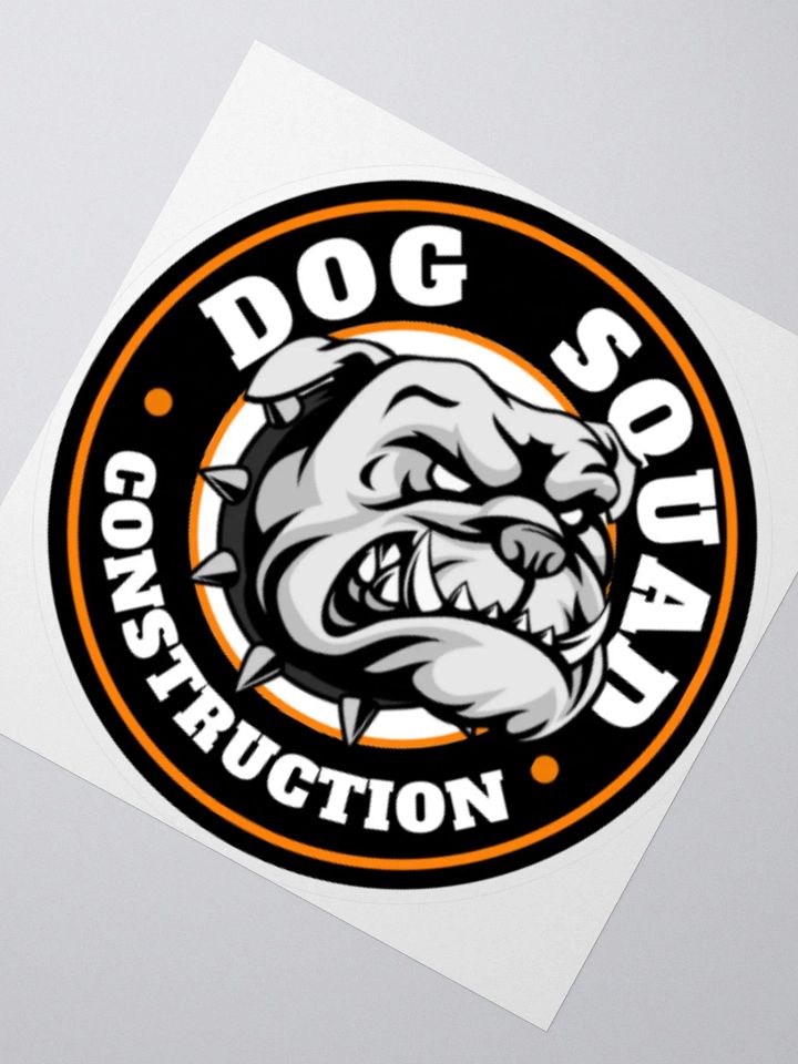 Dog Squad Construction Sticker product image (2)