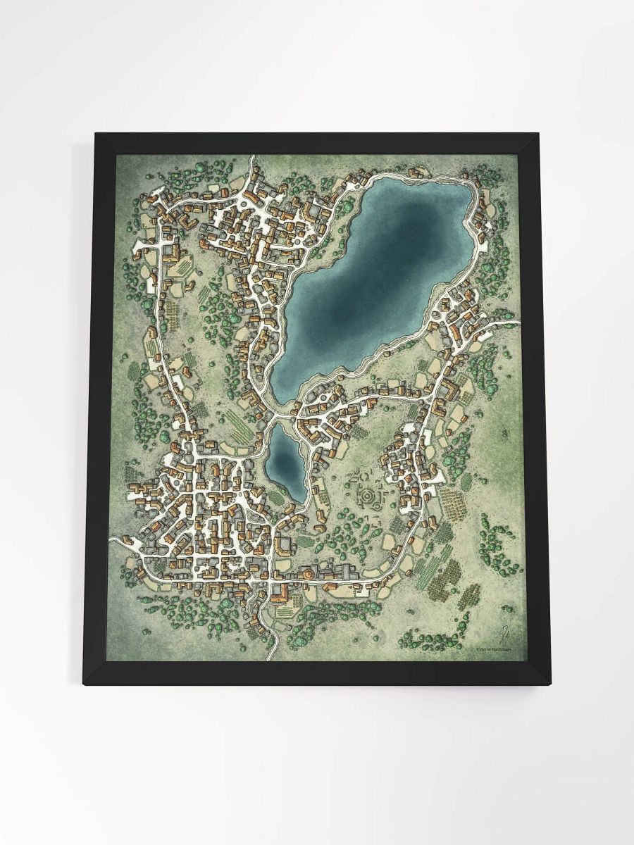 Riverdeep City Framed Poster 16'' x 20'' product image (4)