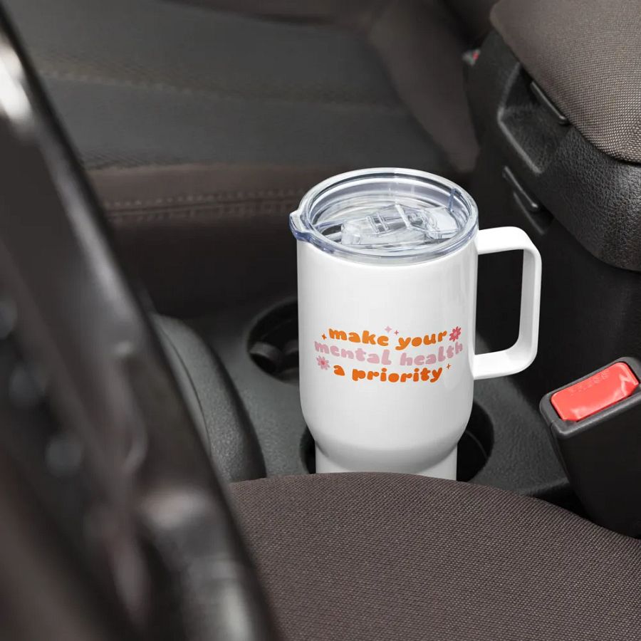 Mental Health Priority Travel Mug product image (7)