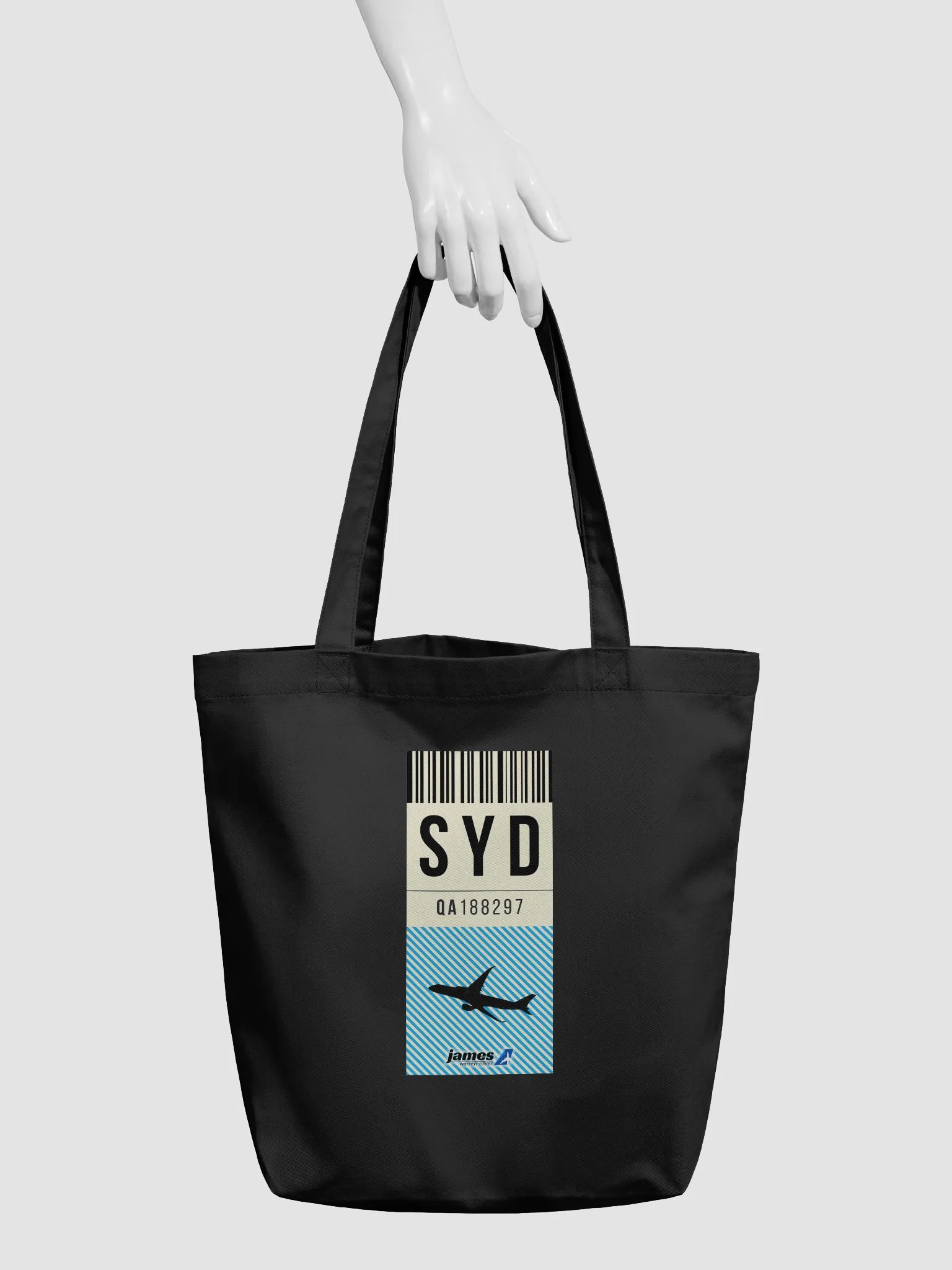 Sydney (SYD) Stylish Luggage Tag Tote Bag product image (3)