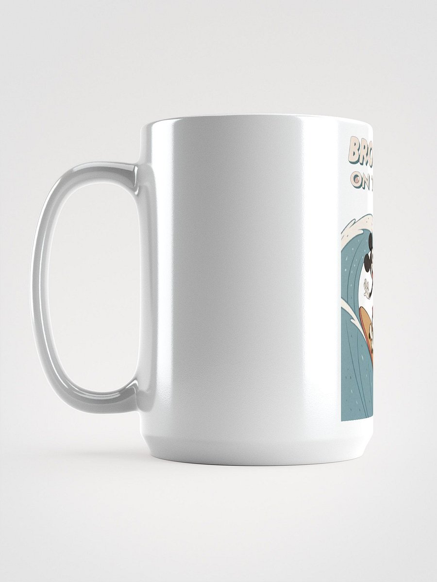 Retro Surfing Mice White Glossy Mug product image (6)