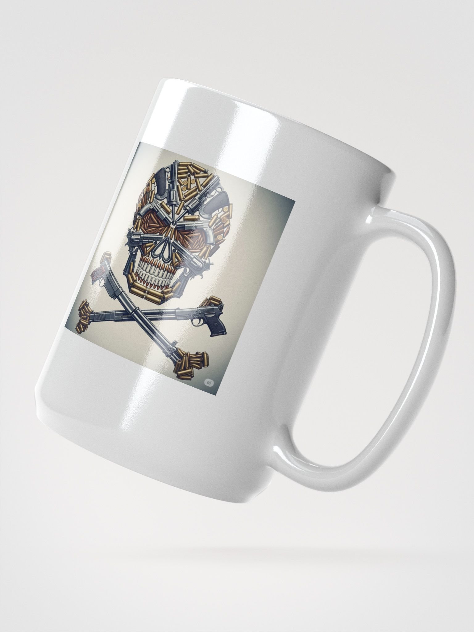 gun skull cup product image (2)