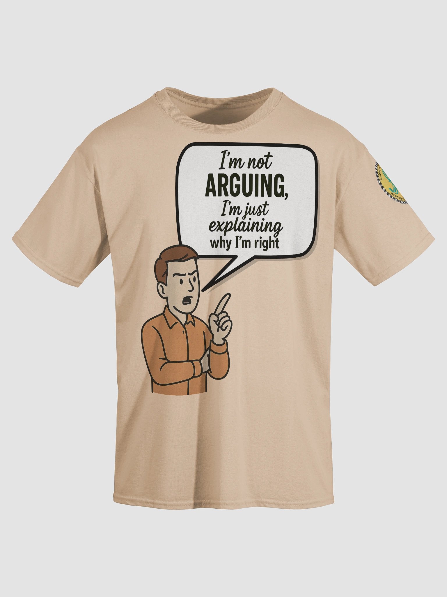 I'm not Arguing (Male) Gildan Heavyweight T-Shirt Colors (3) product image (3)