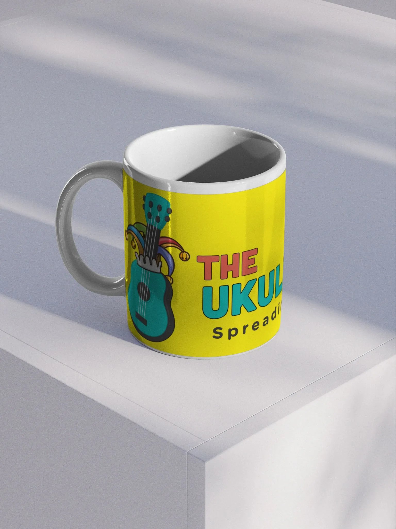 The Ukulele Fool Coffee Mug - Yellow product image (1)