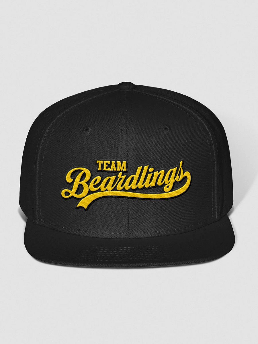 Team Beardlings - GOLD text - Wool Blend Snapback Cap product image (1)