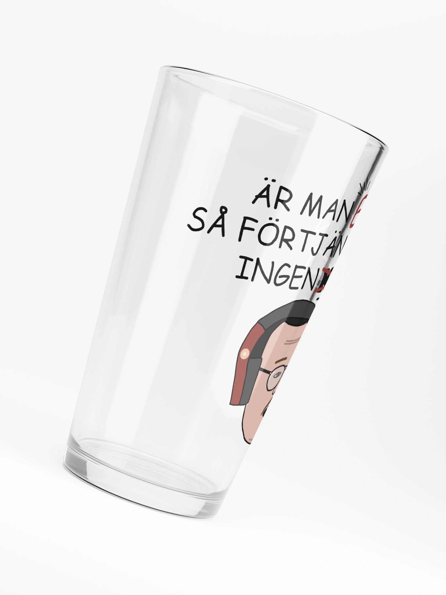 FÖRTJÄNAR INGEN ÖL - PINT GLASS product image (6)