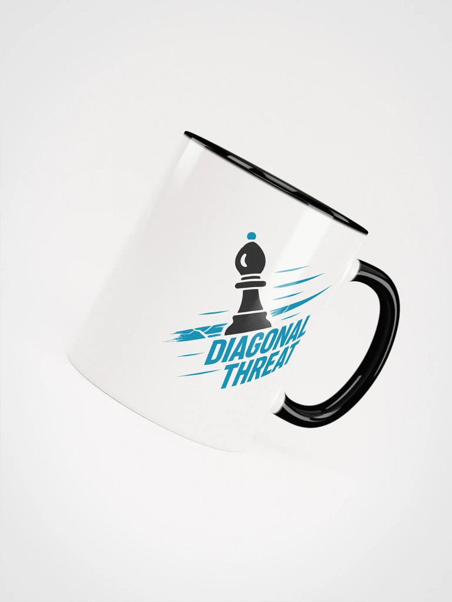 Diagonal Threat - Ceramic Mug with Color Inside product image (48)