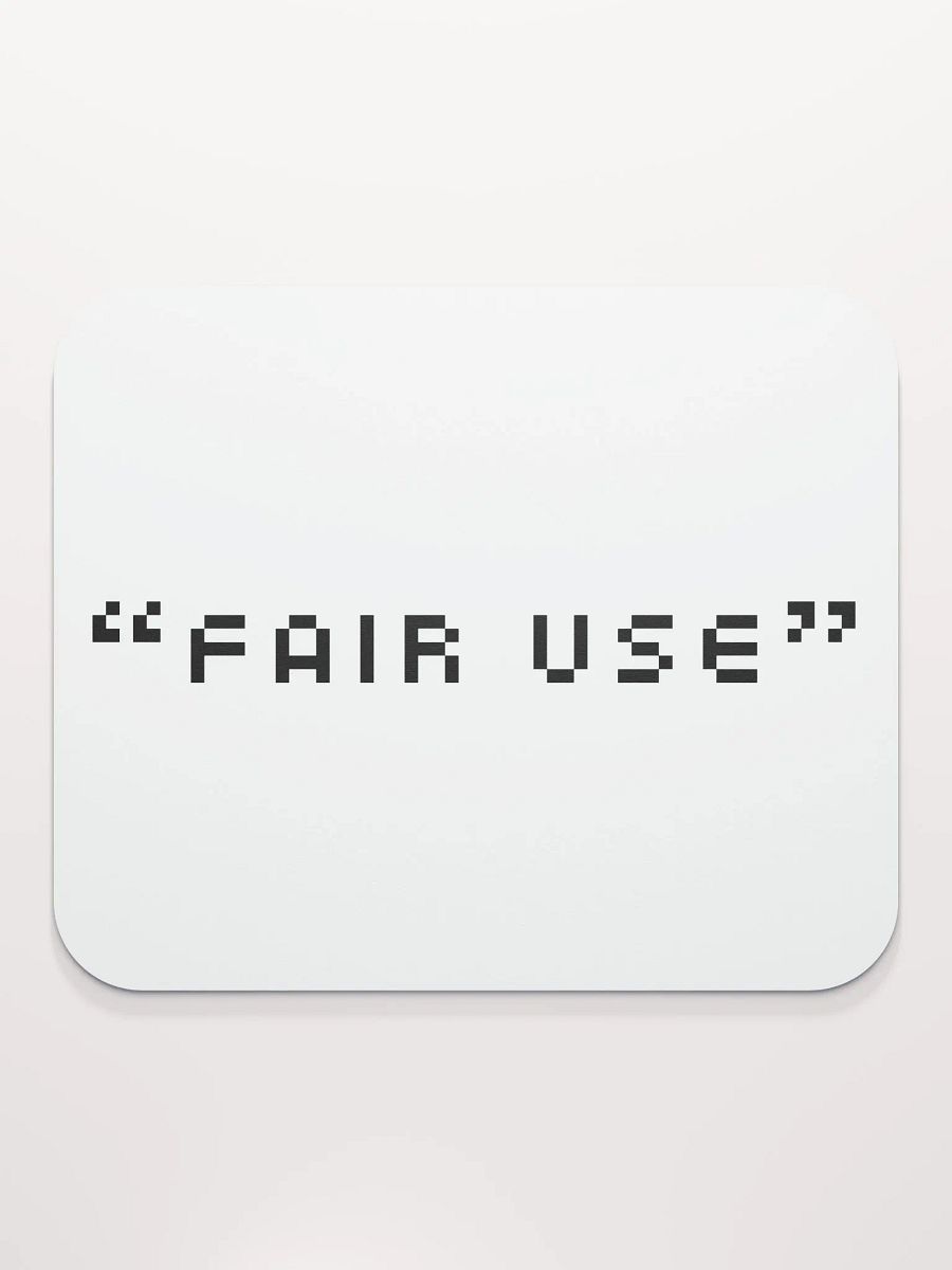 “Fair Use” Mouse Pad product image (2)