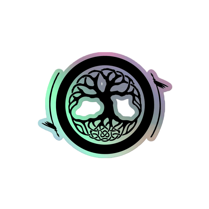 Iron Tree Dojo Black Holographic Logo Sticker product image (2)