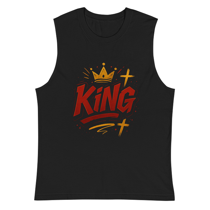 KING Energy Muscle Tank | Rule Every Rep product image (2)