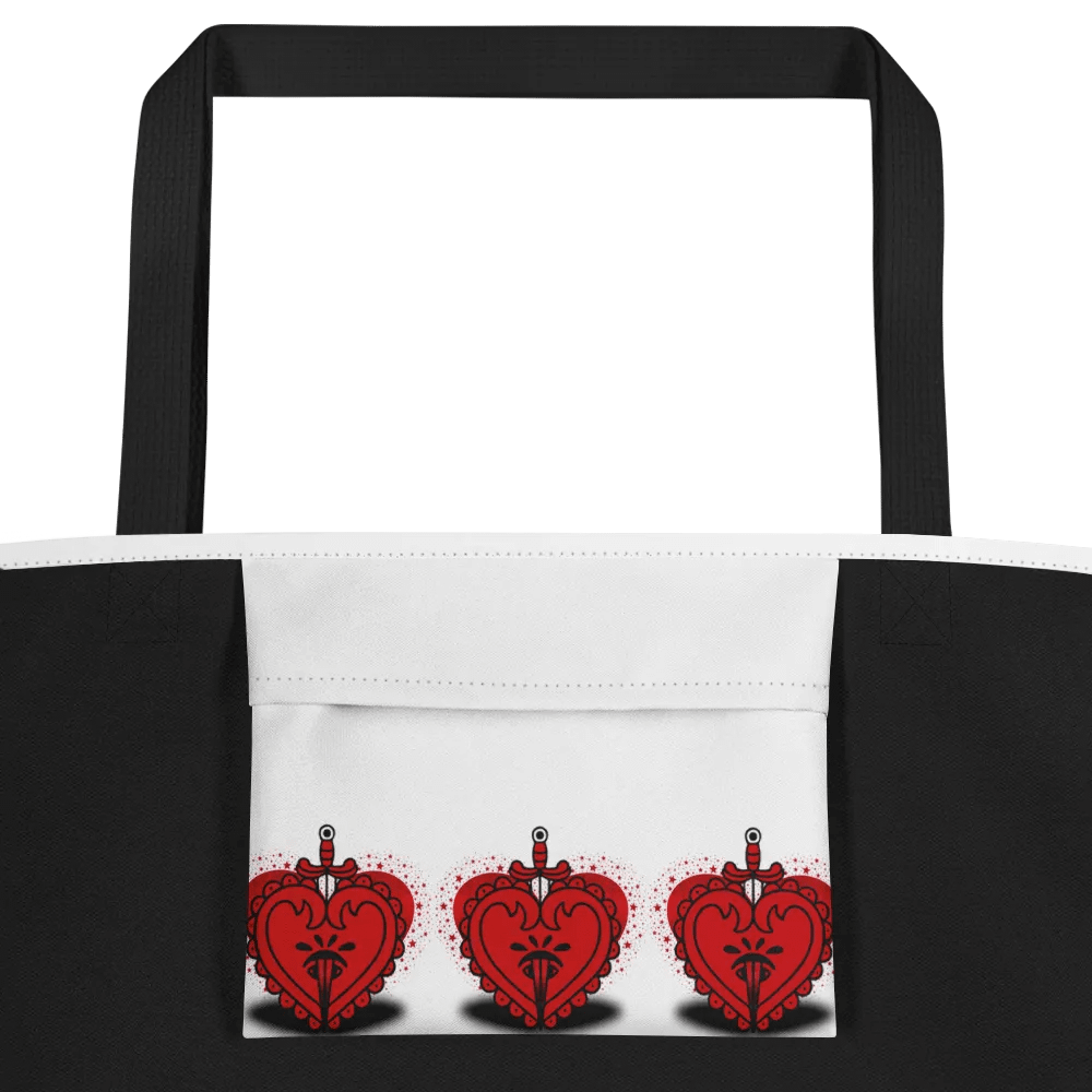 Love Hurts All-Over Print Tote Bag product image (2)