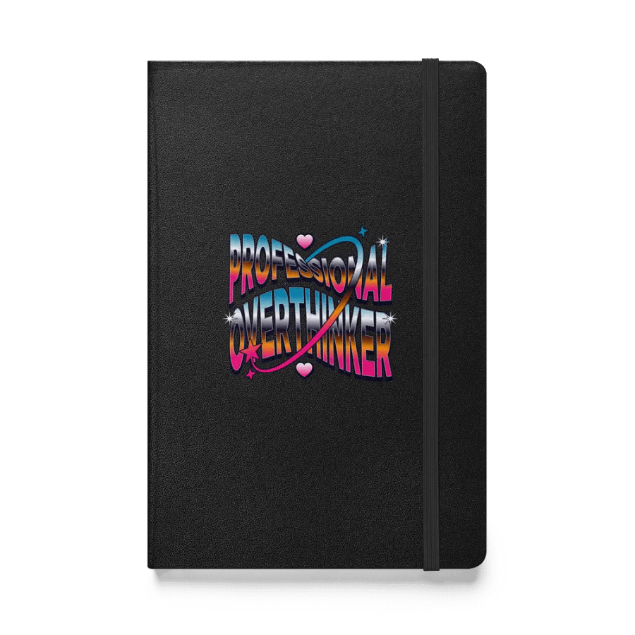 Professional Overthinker Cosmic Hardcover Journal product image (1)
