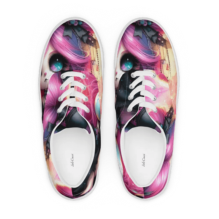 Creepy Doll Lace-Up Shoes product image (1)