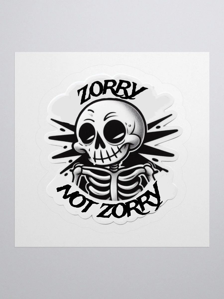 Zticker Zorry not zorry! product image (1)