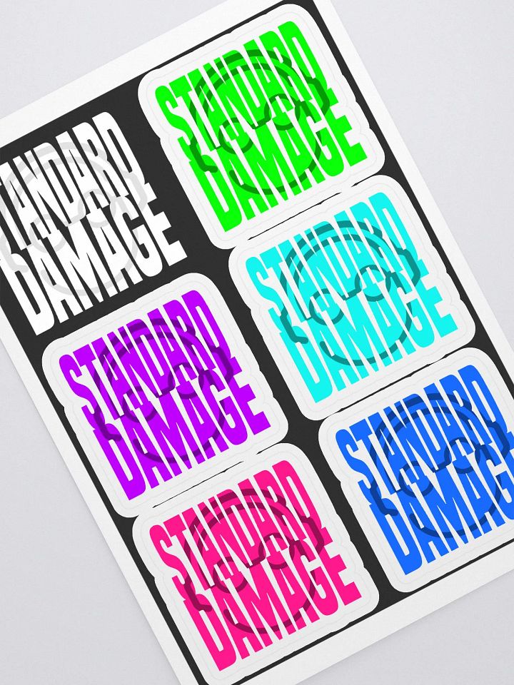Rainbow Collection Neon Sticker Sheet product image (2)
