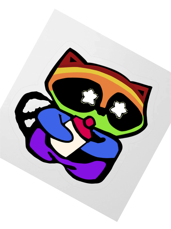 rainbow racoon product image (4)