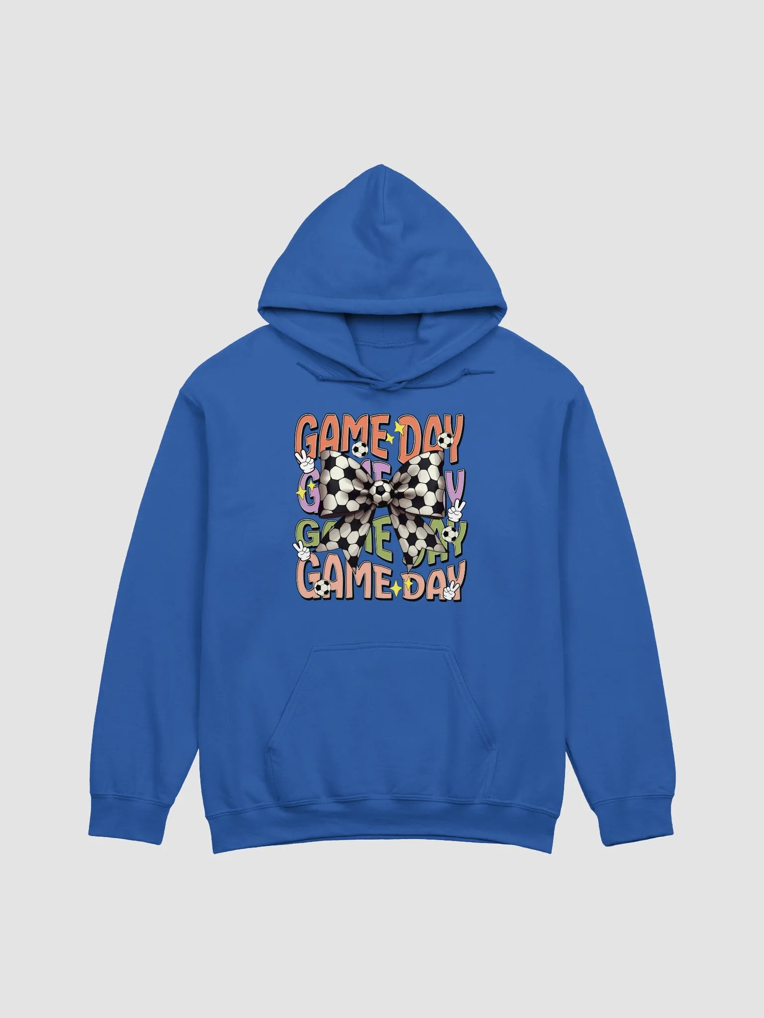 Game Day Bow Soccer Spirit Hoodie product image (10)
