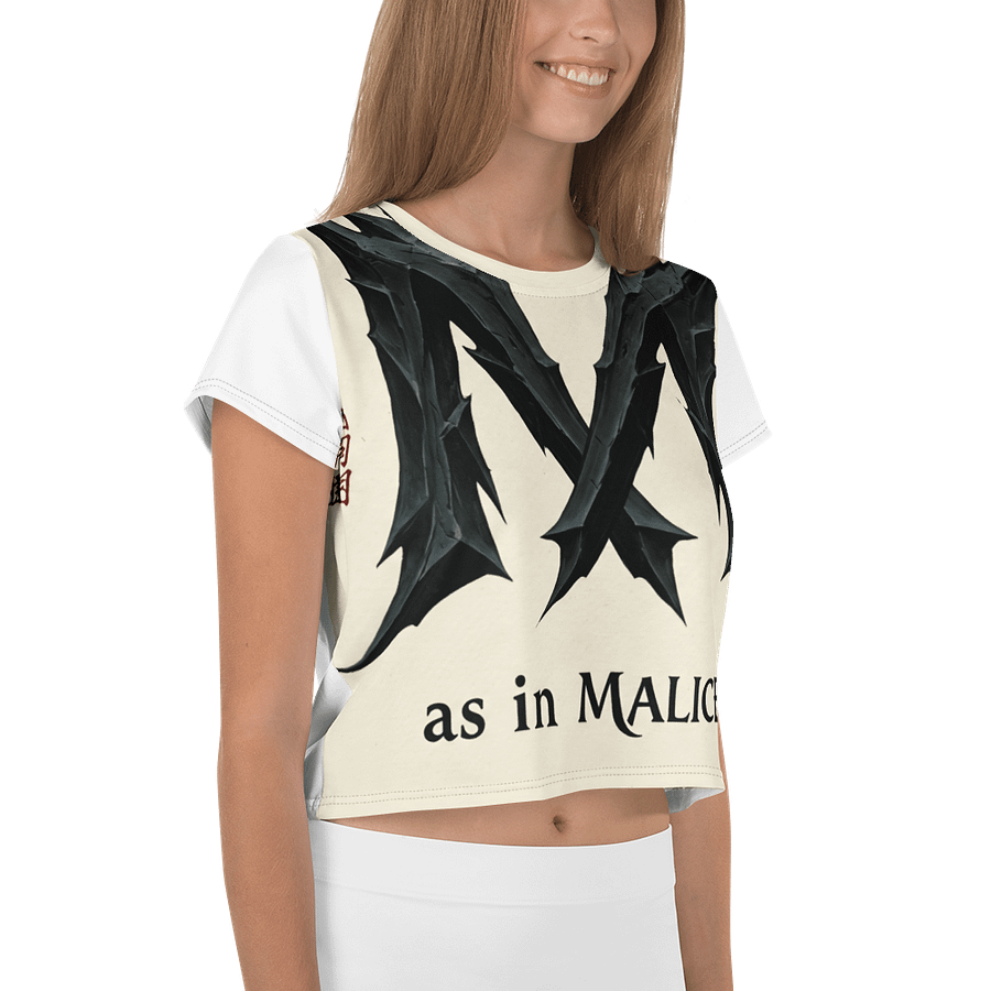 M as in malice print croptop tee product image (4)