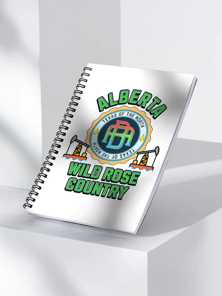 Alberta Wild Rose Country Spiral Notebook product image (2)