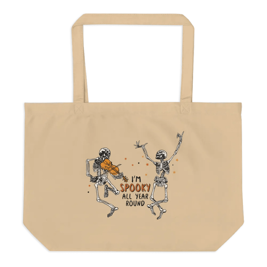 Spooky Skeletons Dance Organic Tote product image (6)