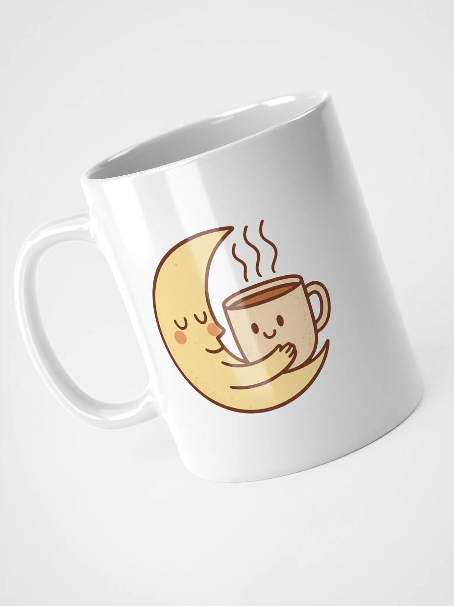 Moon and Coffee White Glossy Mug product image (7)