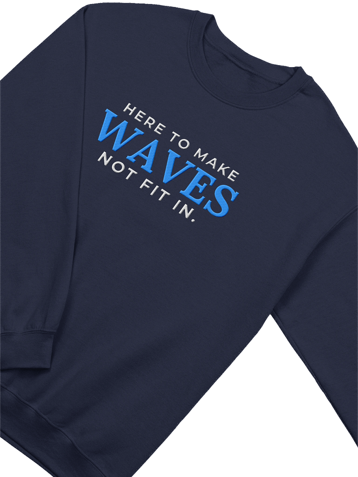 Here to Make Waves Human Design Manifestor Sweatshirt product image (4)