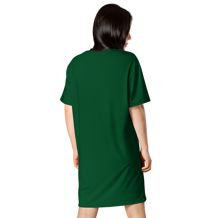 Oversized T-Shirt Dress - Deep Forest Green, Sizes 2XS-6XL product image (2)