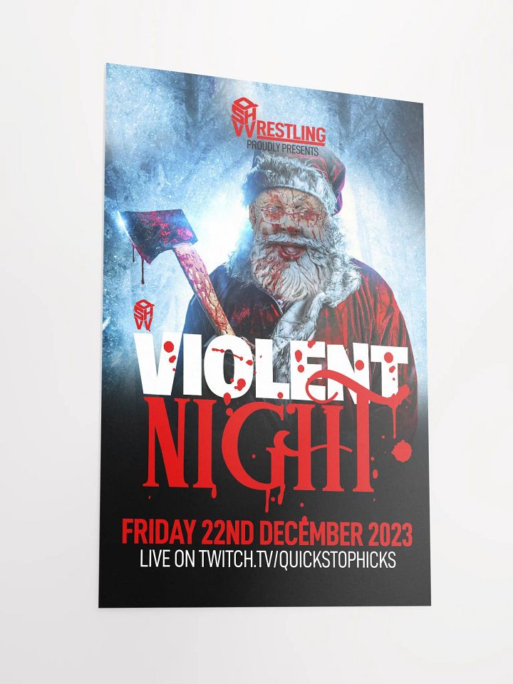 QSHW VIOLENT NIGHT COMMEMORATIVE POSTER product image (2)