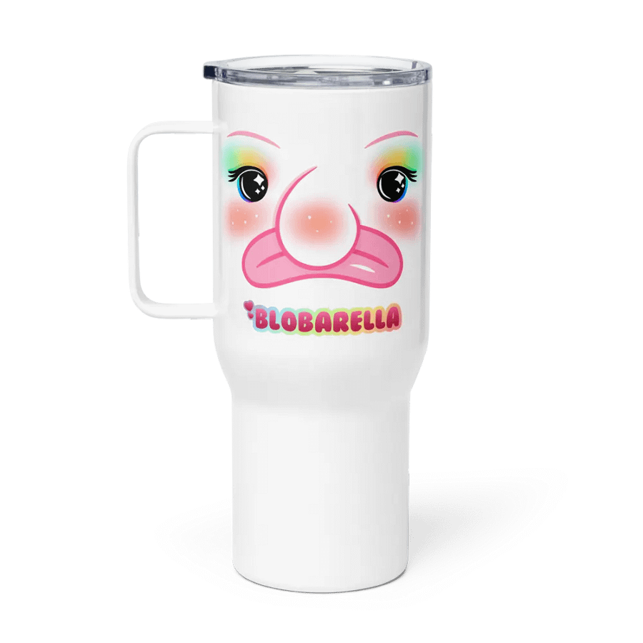 Blobarella Face Travel Mug product image (1)