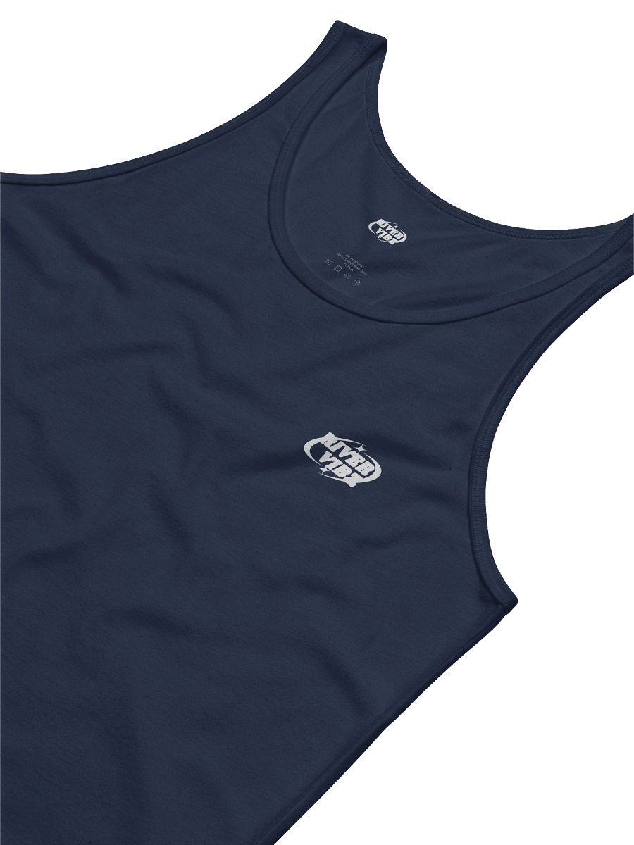 Men's White Starry River Vibz Logo Tank product image (10)