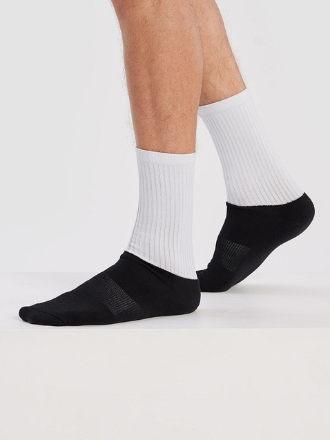 Photo showing Black Foot Sublimated Socks